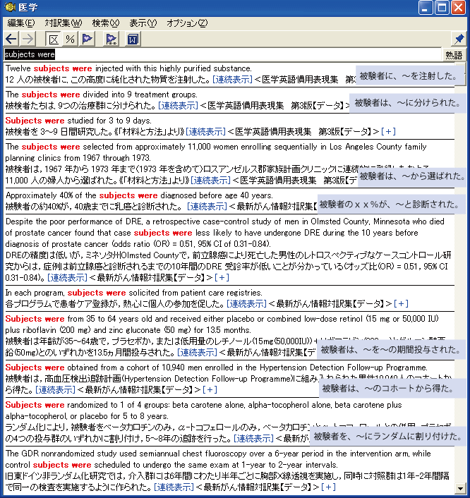 対訳君を使った医学論文の書き方 subjects were 被験者は